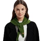 ACUSHLA 100% Merino Wool Triangle Scarf for Women Winter Neck Gaiter Warmer Knit Hooded Scarf Soft Warm Neck Wrap