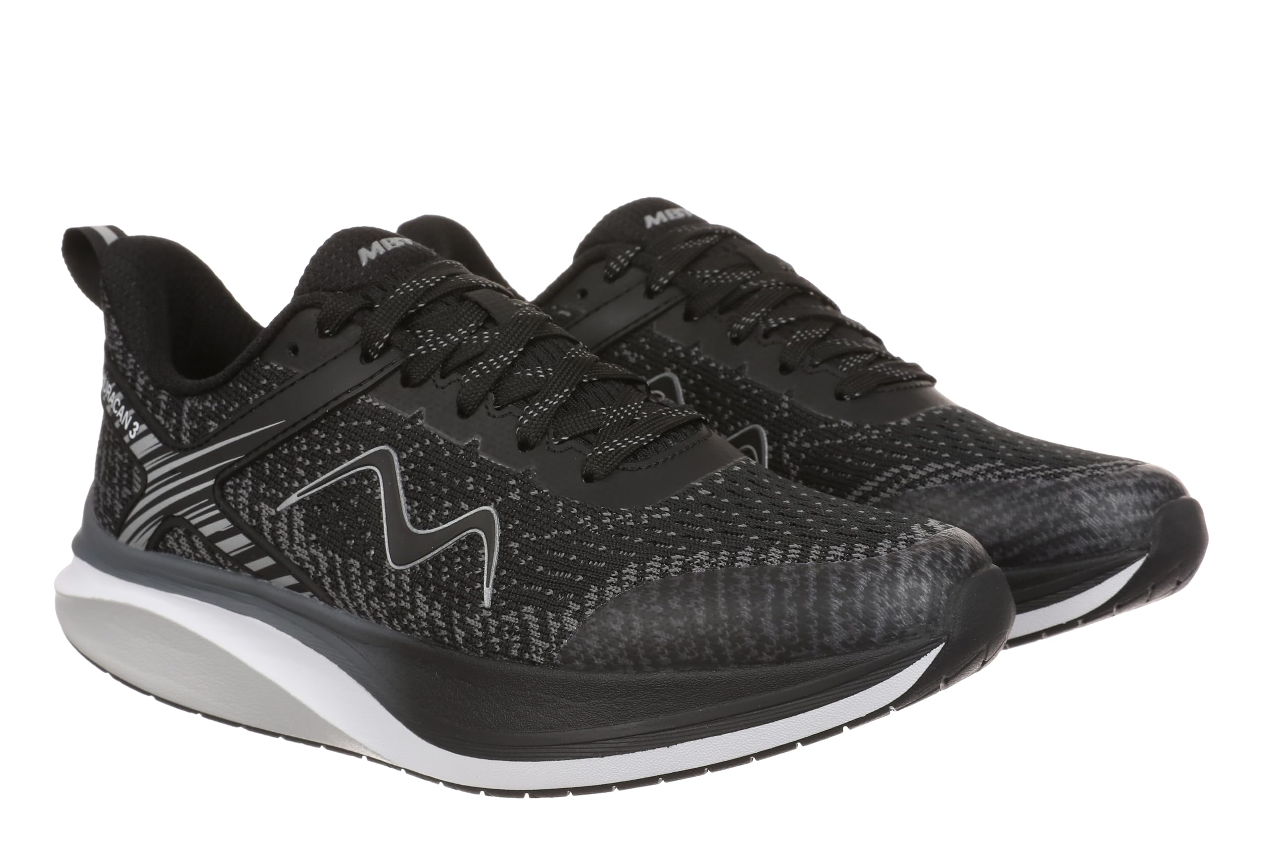 MBT HURACAN 3 Lace UP Damskie buty do biegania, anatomiczne, wygodne buty do biegania, fizjologiczny komfort i stabilność z zakrzywioną podeszwą. Buty do biegania