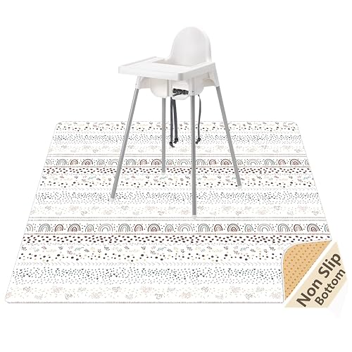 Splat Mat Waterproof Washable High Chair Floor Mat
