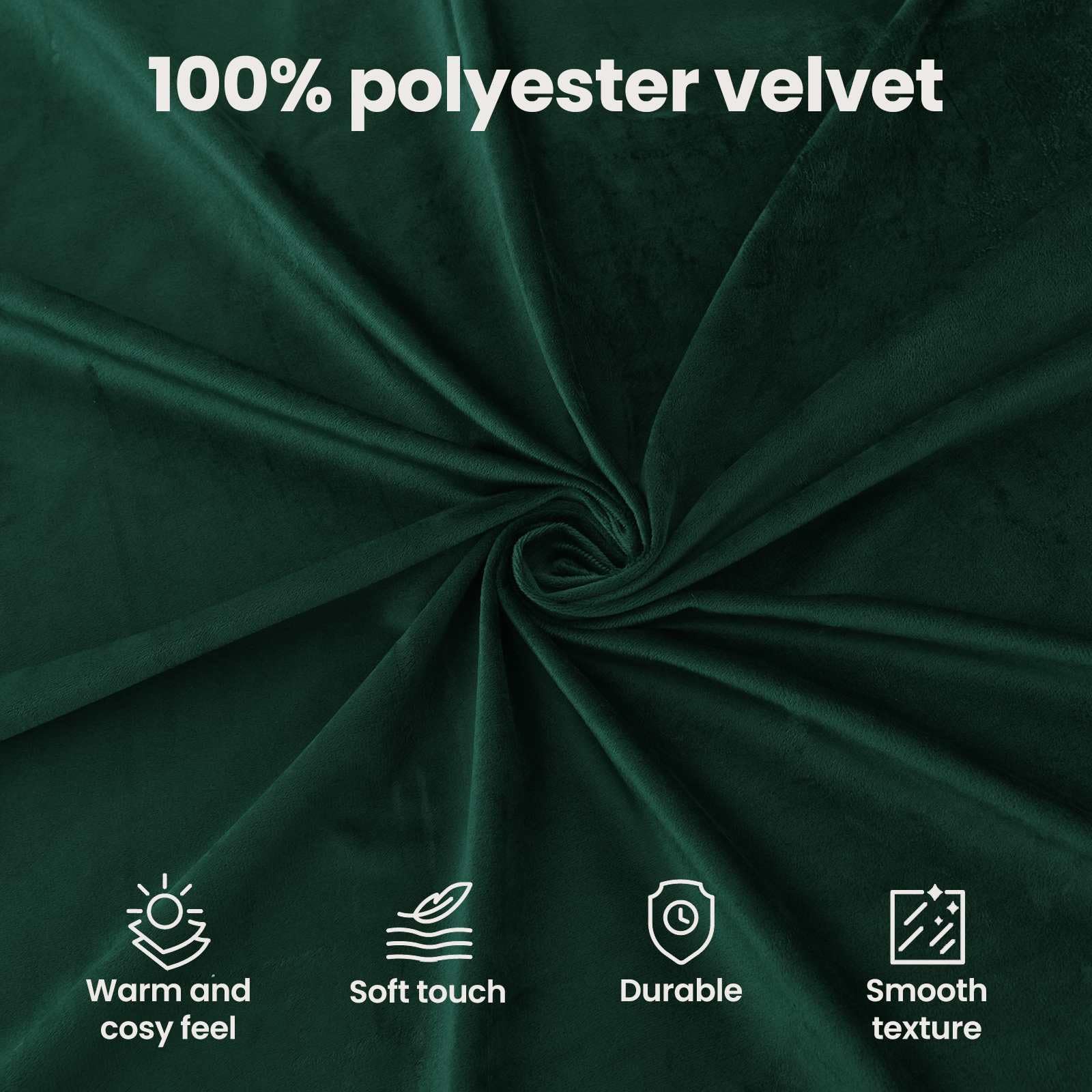 vidaXL Sessel Dunkelgrün Samt, Stylischer Samtstuhl, moderner Wohnzimmerstuhl, Bequeme Sitzgelegenheit, funktional und robust