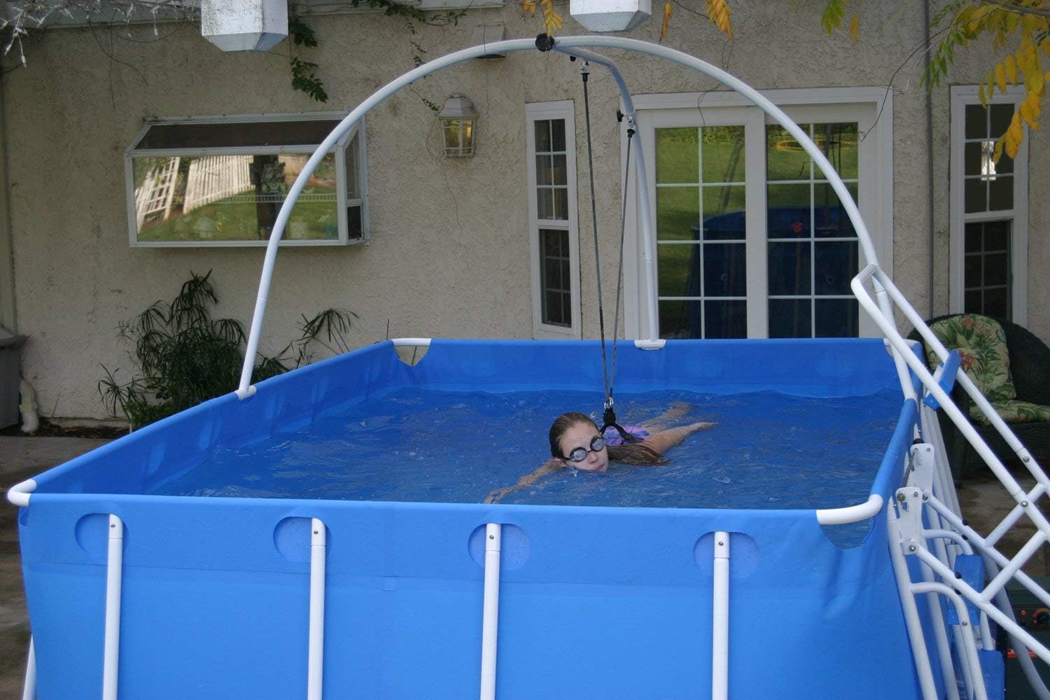 Fitmax iPool 9x12 Portable Therapy Pool - Resistance Swimming, Low Impact Exercise