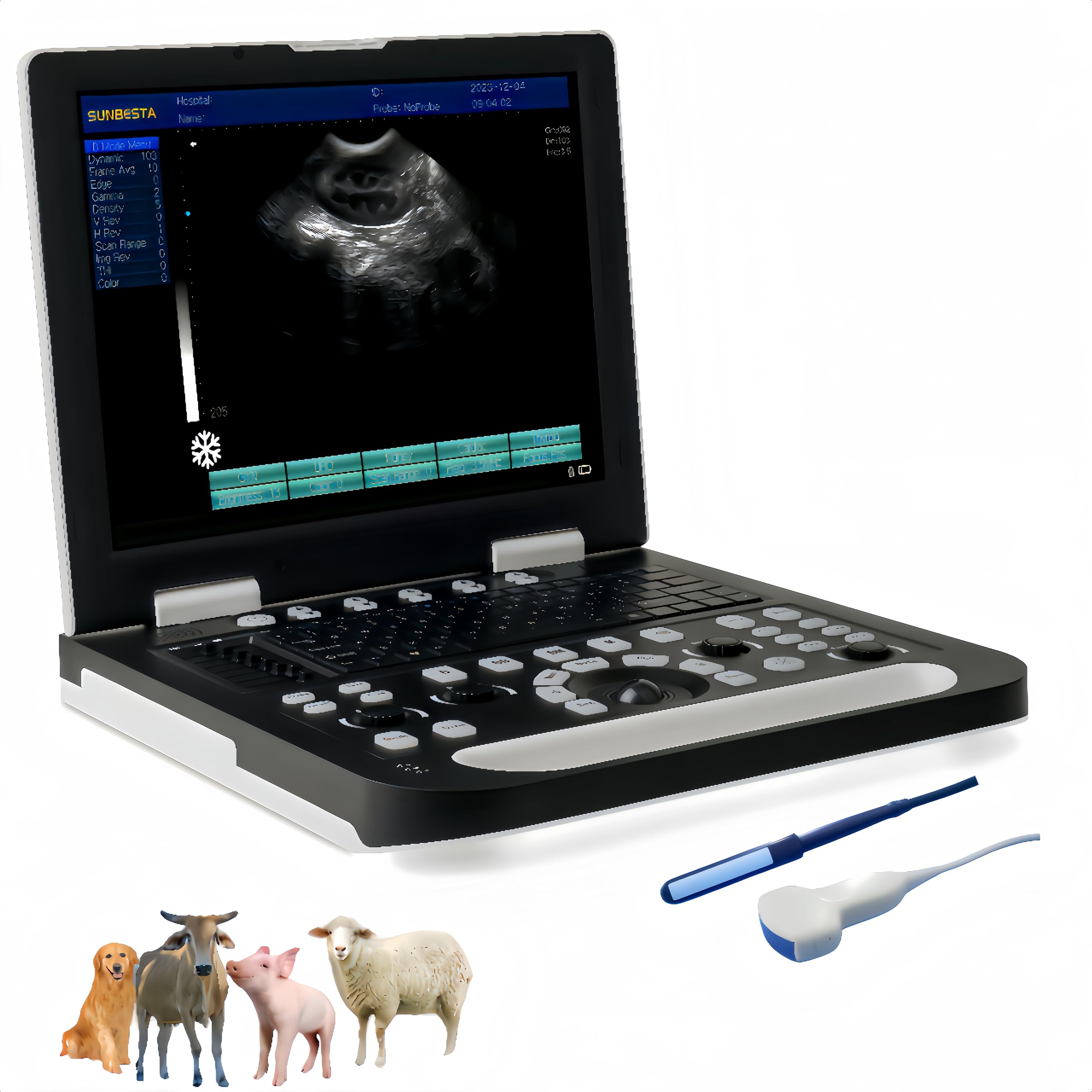 Amazon.com: SUNBESTA N50 Portable Veterinary Ultrasound Machine
