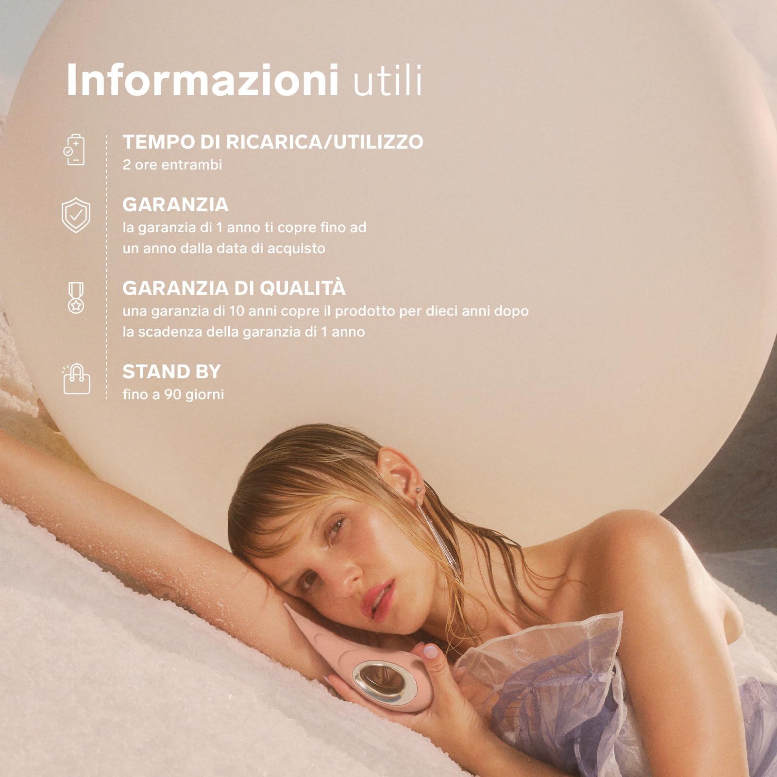LELO DOT Cruise Vibratore Clitorideo ad Ottima Frequenza con Movimento Ellittico a 8, Vibratore per Donna a Punta con Tecnologia Cruise Control, Sex Toys per Donne, Peach Please