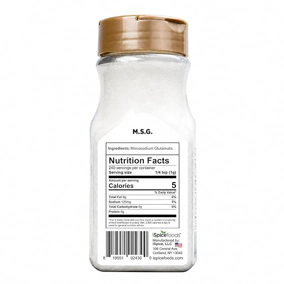 iSpice MSG Seasoning, Flavour Enhancer MSG Powder,8.5oz (240g)
