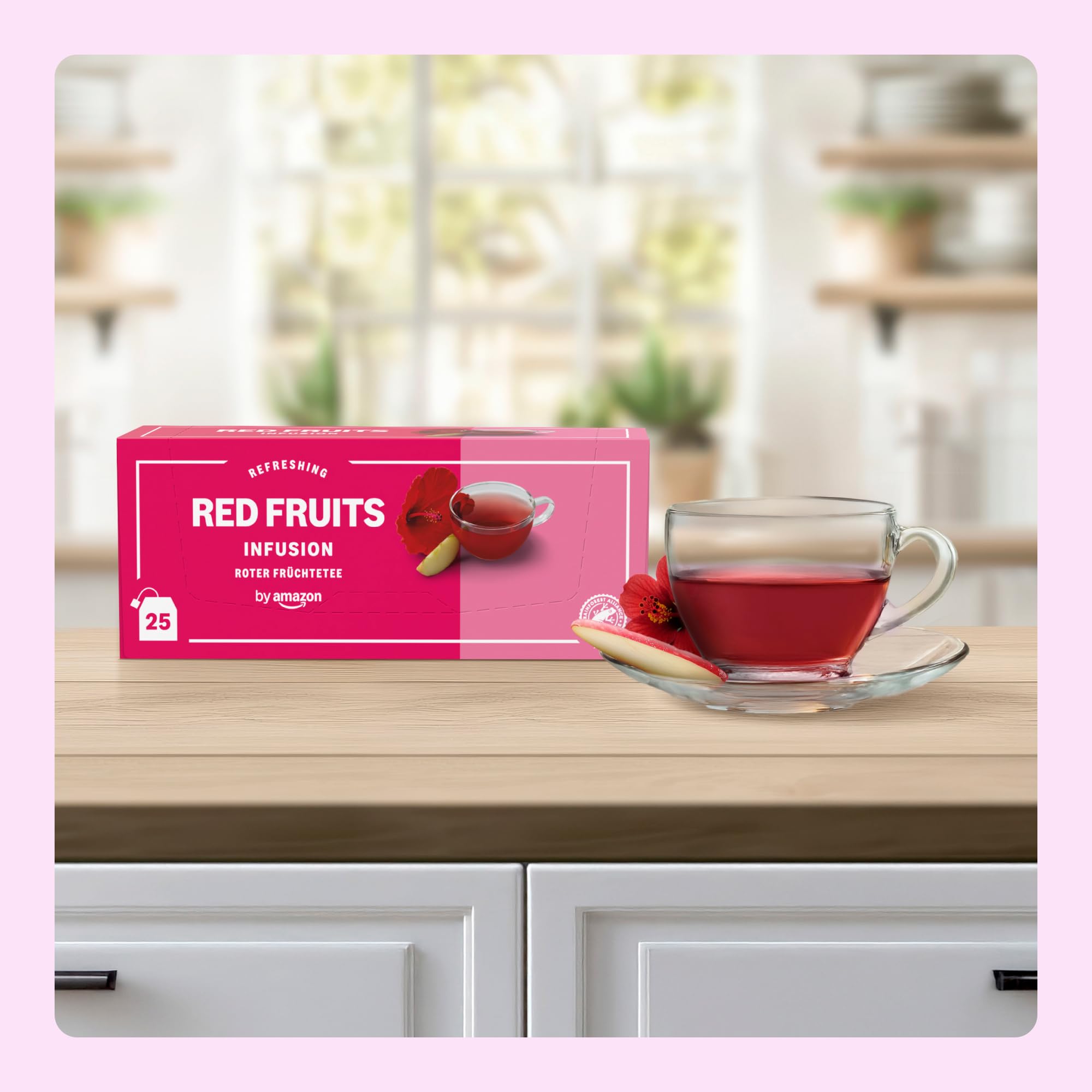 By Amazon Frutos Rojos Infusión 25 Bolsitas