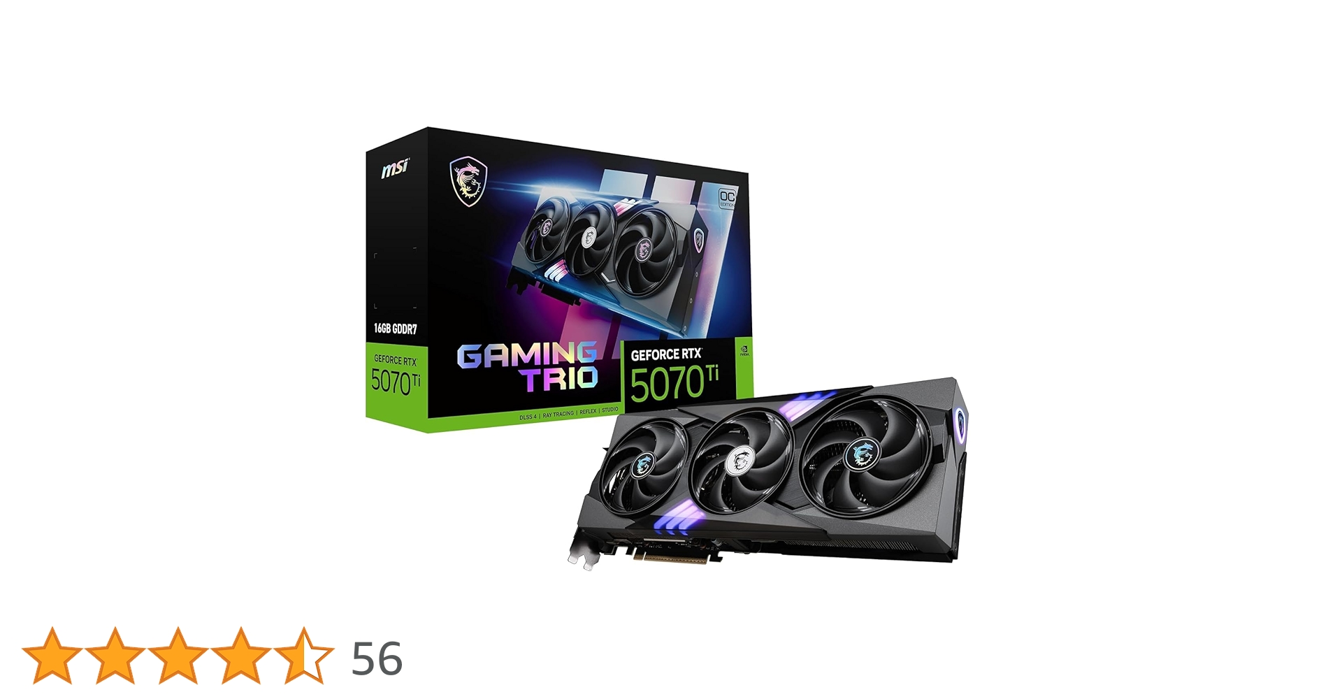 Amazon.co.jp: MSI GeForce RTX 5070 Ti 16G GAMING TRIO OC PLUS