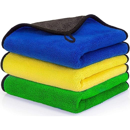 Microfiber Towel Set 3 Piece 40x40 cm