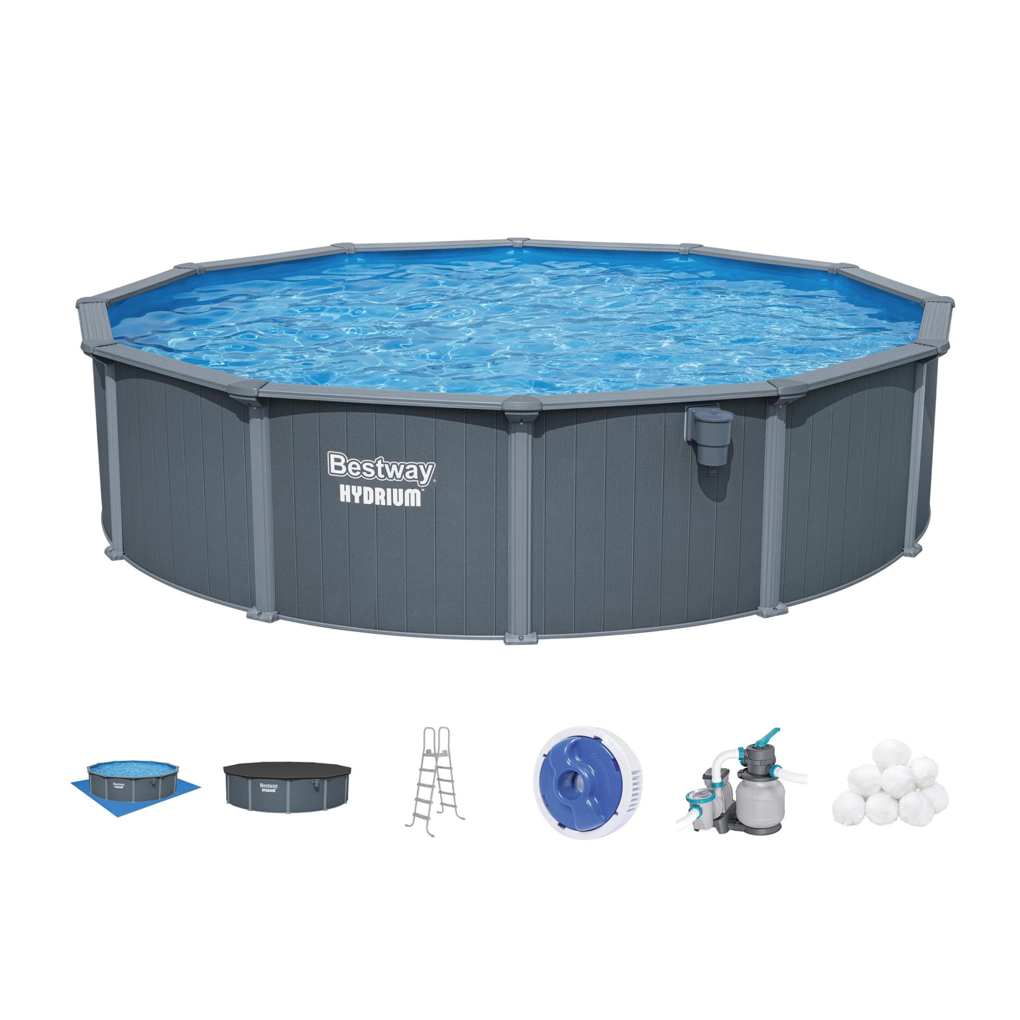 Bestway Hydrium 18 ft Steel Wall Pool