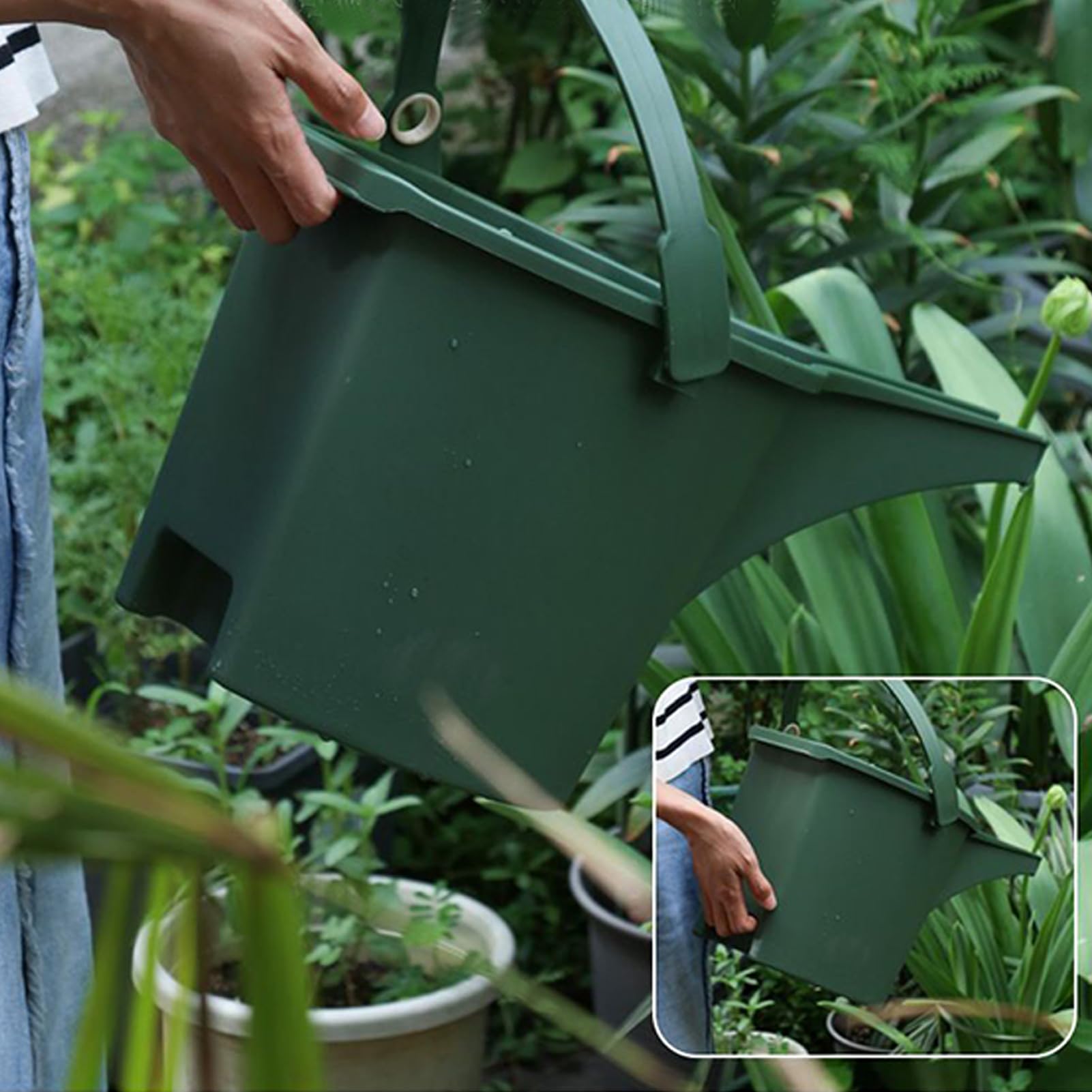 Jardín Cubo De Riego Ergonómico