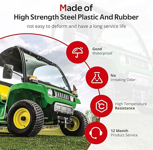 Miniatura 3 de Medidor de combustible para John Deere Gator TH TX TS 4x2 6x4 Gas Diesel Turf Trail Worksite AM143170 AM136941 AM133922 AM117650