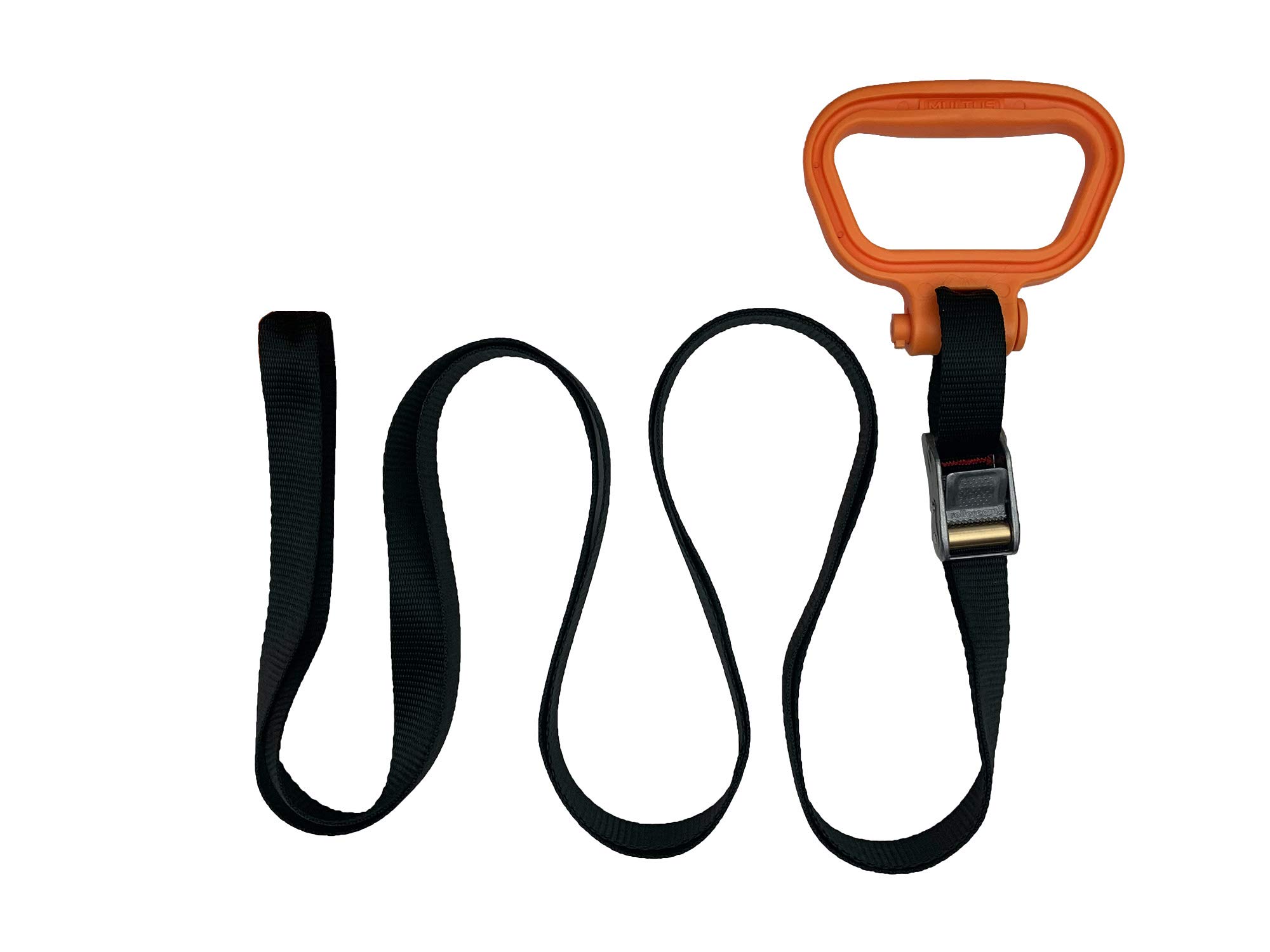 MULTUS - Handle and Haul 1 - Handle Adjustable 9 Ft Polyester Moving Strap Cam Buckle System to Secure Lift Carry Boxes Stackable Plastic Heavy Duty Storage Container Handles Tie Down Fast & Easy
