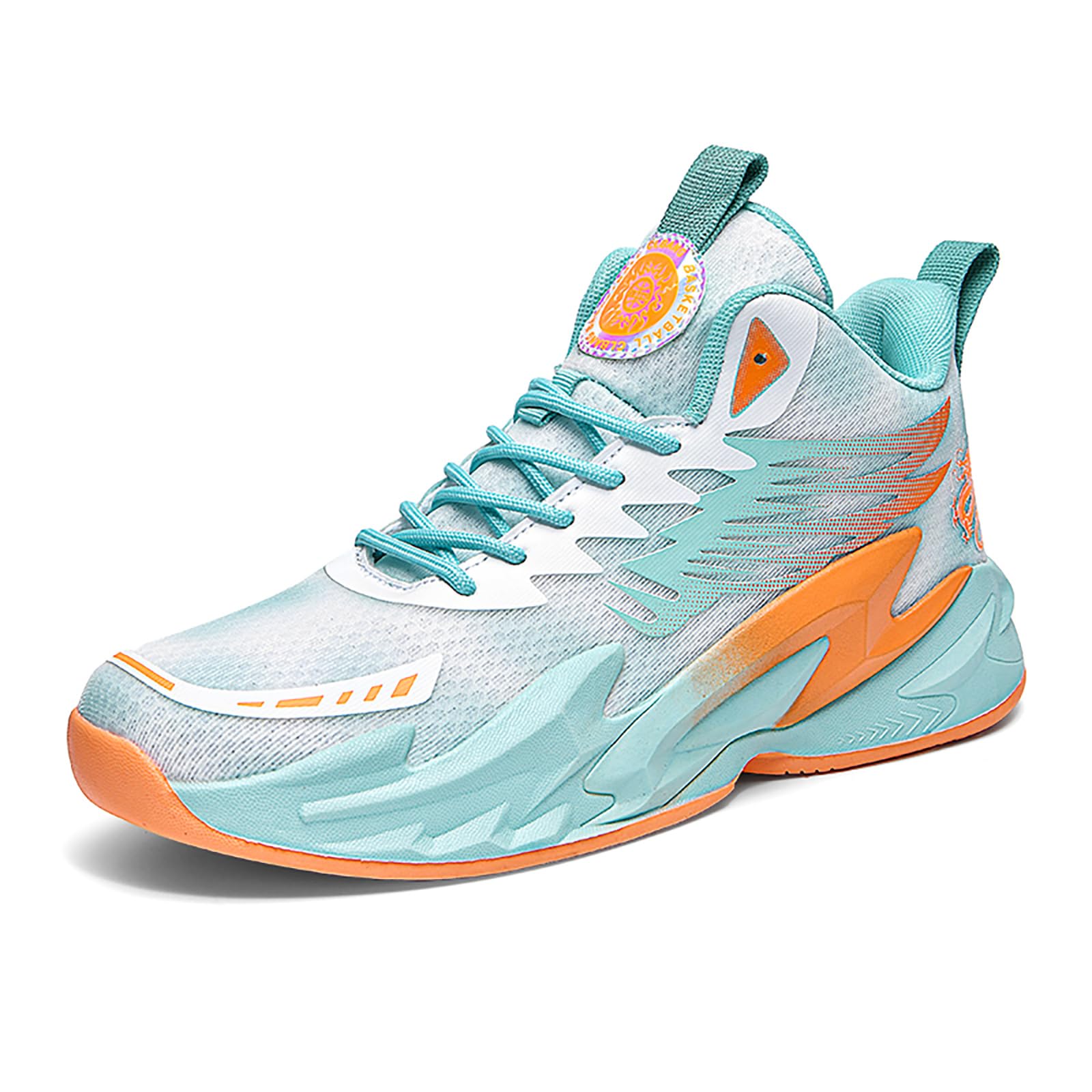 Men's Basketball Shoes Anti-Slip Breathable Womens School Training Running Shoes Fahsion…