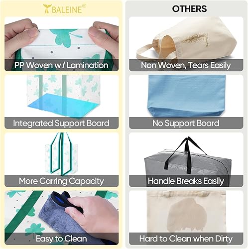 Miniatura 7 de BALEINE 3Pk Reusable Grocery Bags + 4Pk Reusable Grocery Bags