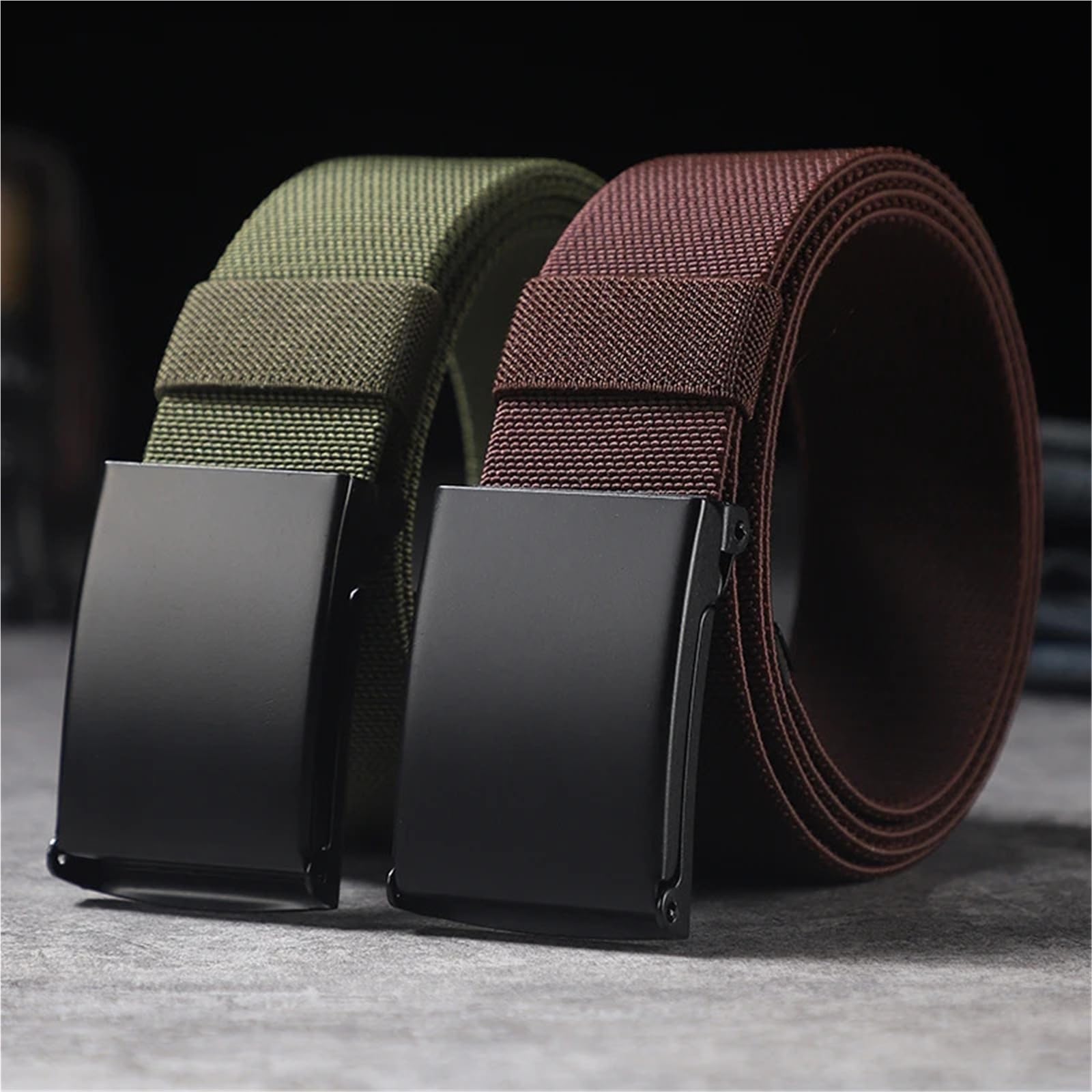 Cinturon de trabajo Pretina con hebilla automática for hombre con cinturón elástico