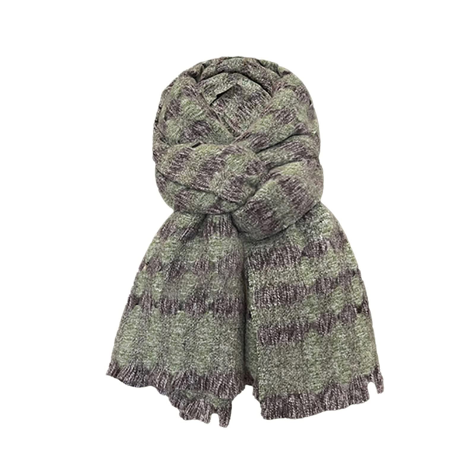 Sciarpa invernale da uomo di design in lana a quadri Sciarpa grande calda e leggera Sciarpa in cashmere Elegante grande scialle in morbida pashmina (Taglia unica D)