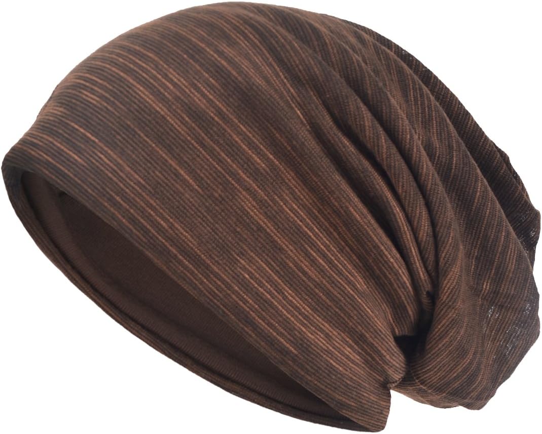 Men Slouch Hollow Beanie Thin Summer Cap Skullcap
