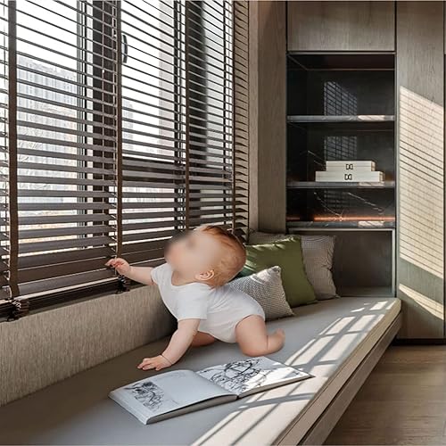 Miniatura 2 de Persianas venecianas de privacidad, cortinas de división de decoración moderna, persianas venecianas con filtro de luz, protección UV, filtro de