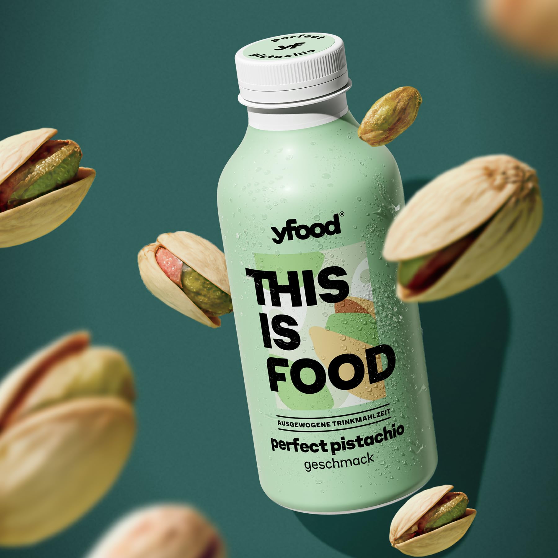yfood Trinkmahlzeit Perfect Pistachio, 6 x 500 ml mit 30g Protein pro Drink