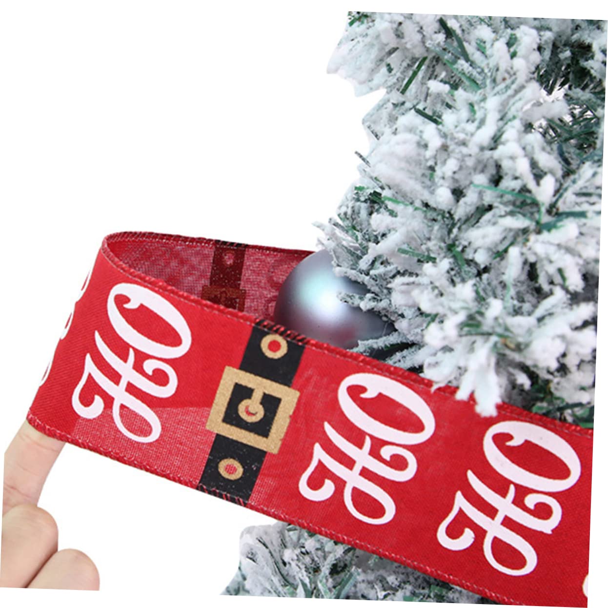 Amosfun 4stücke Weihnachtsband Für Weihnachtsbaumdeko Rotes Schleifenband Aus Feinem Leinenmaterial Für Kränze Und Festliche Projekte