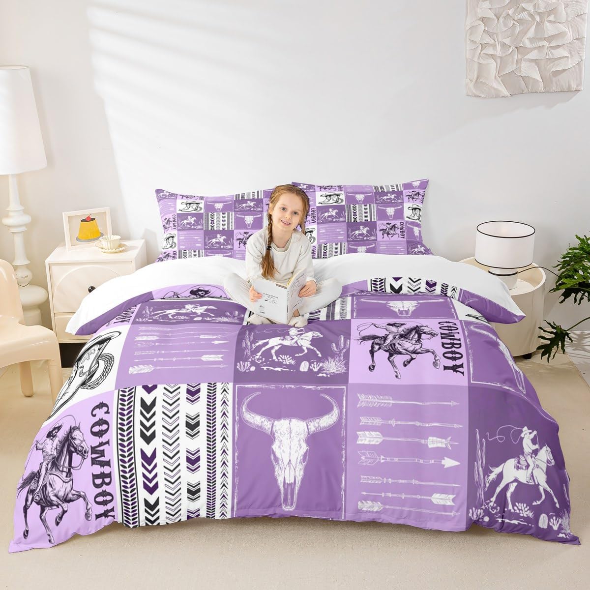 Manfei Floral Skull Duvet Cover Set Human Skeleton Couple Print Bedding Set 3pcs for Lover and Adults Gothic Comforter Cover Microfiber Bedspread Cover with 2 Pillow Cases(No Comforter) King Size