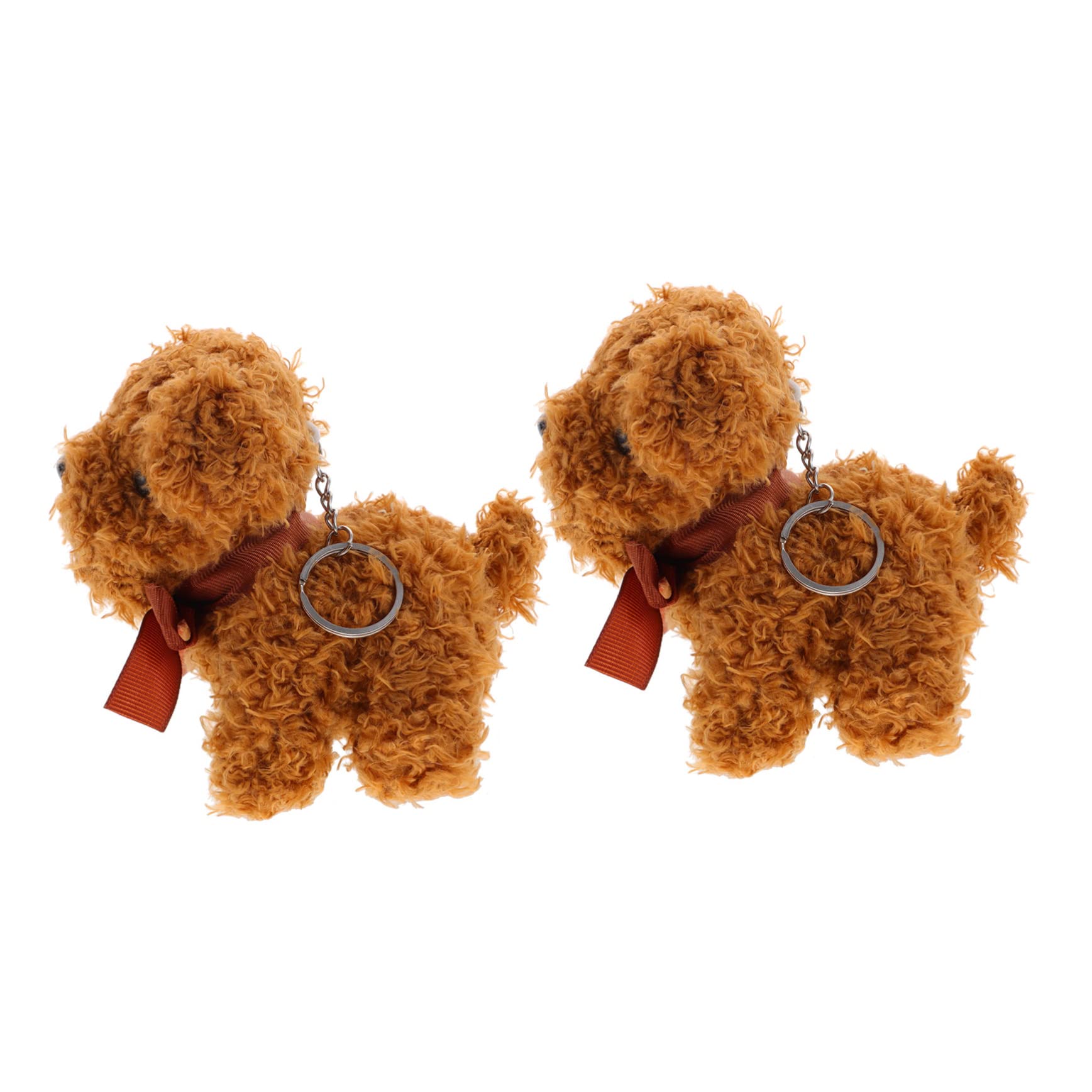 UPKOCH 10pezzi Portachiavi Animali Peluche Ciondolo Per Zaini Con Cagnolino Di Peluche Accessori Chic e Originali Per Chiavi e Borse Per Amanti Degli Animali