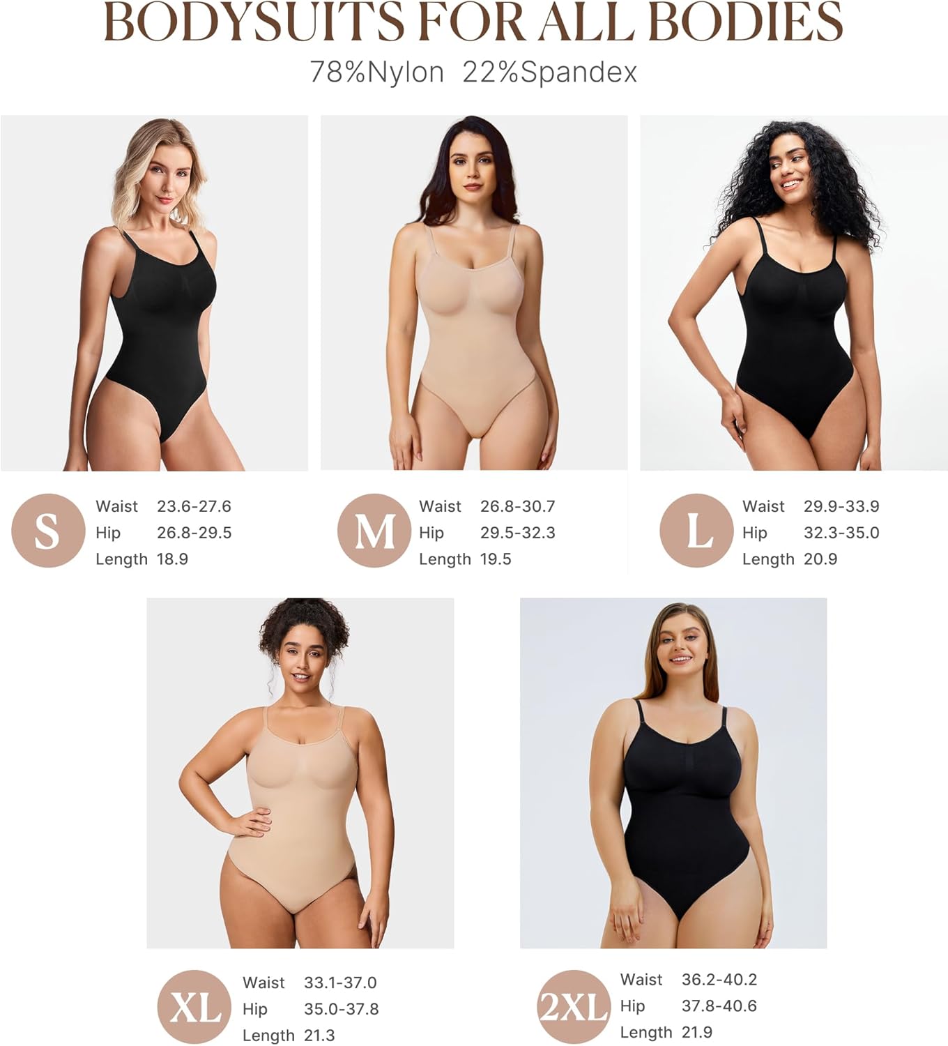 BRABIC Women's Backless Shapewear Bodysuit Tummy control Thong Seamless Body Shaper Sleeveless Compression Tanks Tops - Image 5