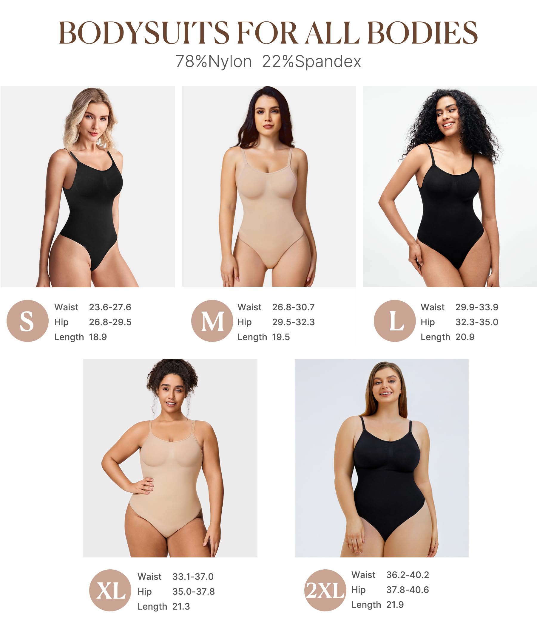 BRABIC Body Adelgazante Para Mujer Con Control de Abdomen Body moldeador sin costuras para mujer con control de abdomen Mujer