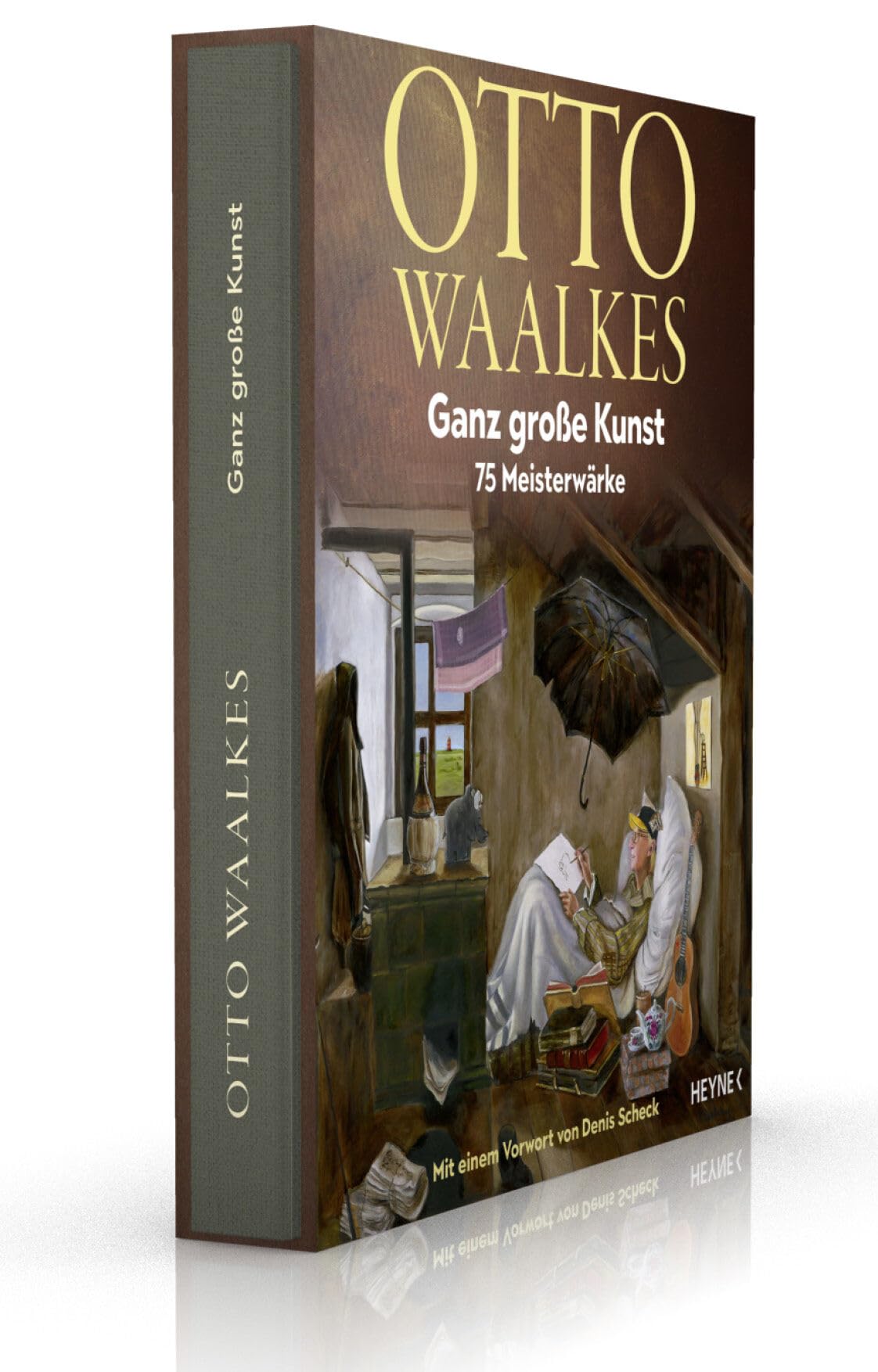 Ganz große Kunst: 75 Meisterwärke - Mit einem Vorwort von Denis Scheck - Nummerierte, handsignierte und limitierte Luxusausgabe im Prachtschuber mit Lesebändchen und einem beigelegten exklusiven Druck