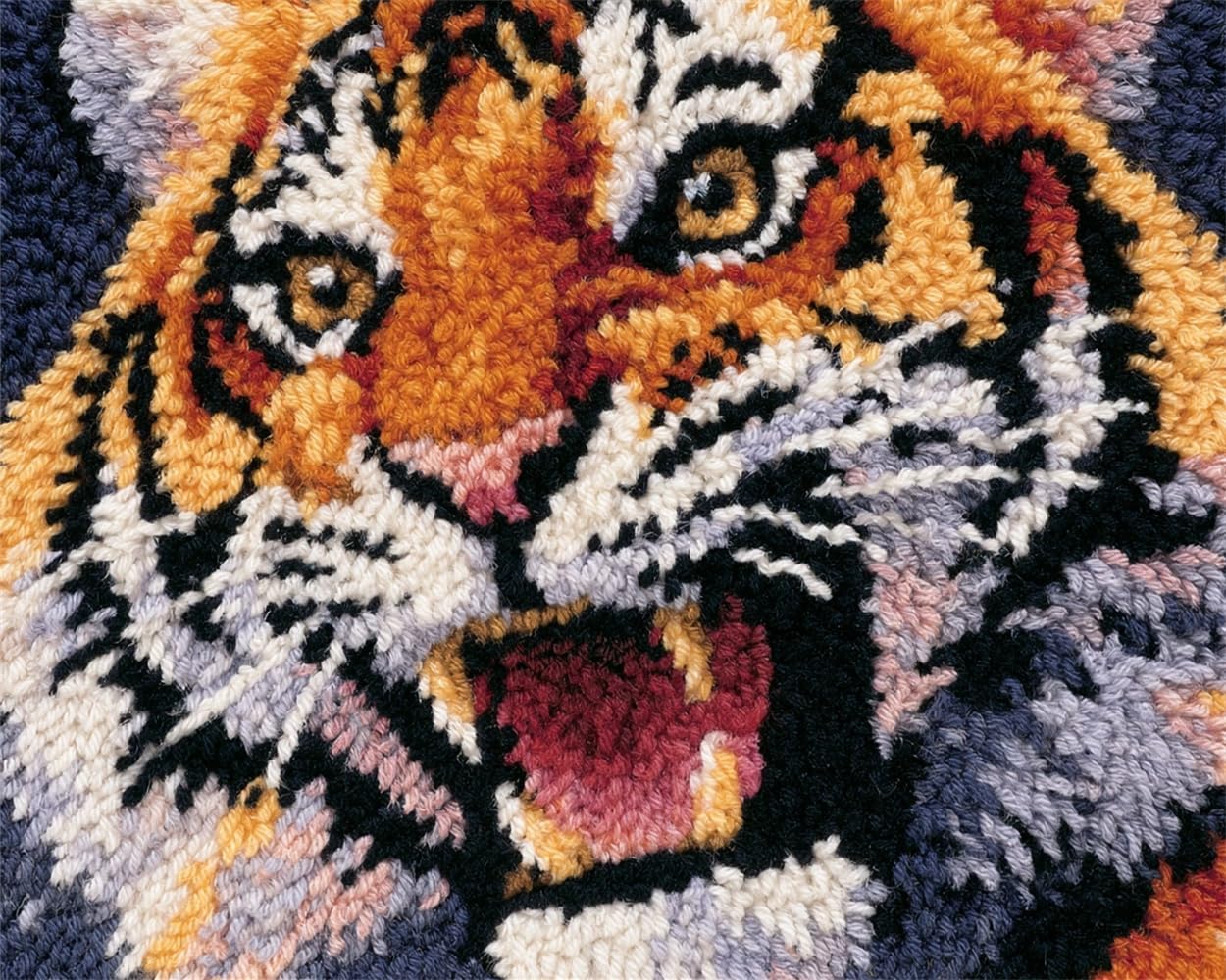 FWRTYCB Latch Hook Rug Kit Tiger