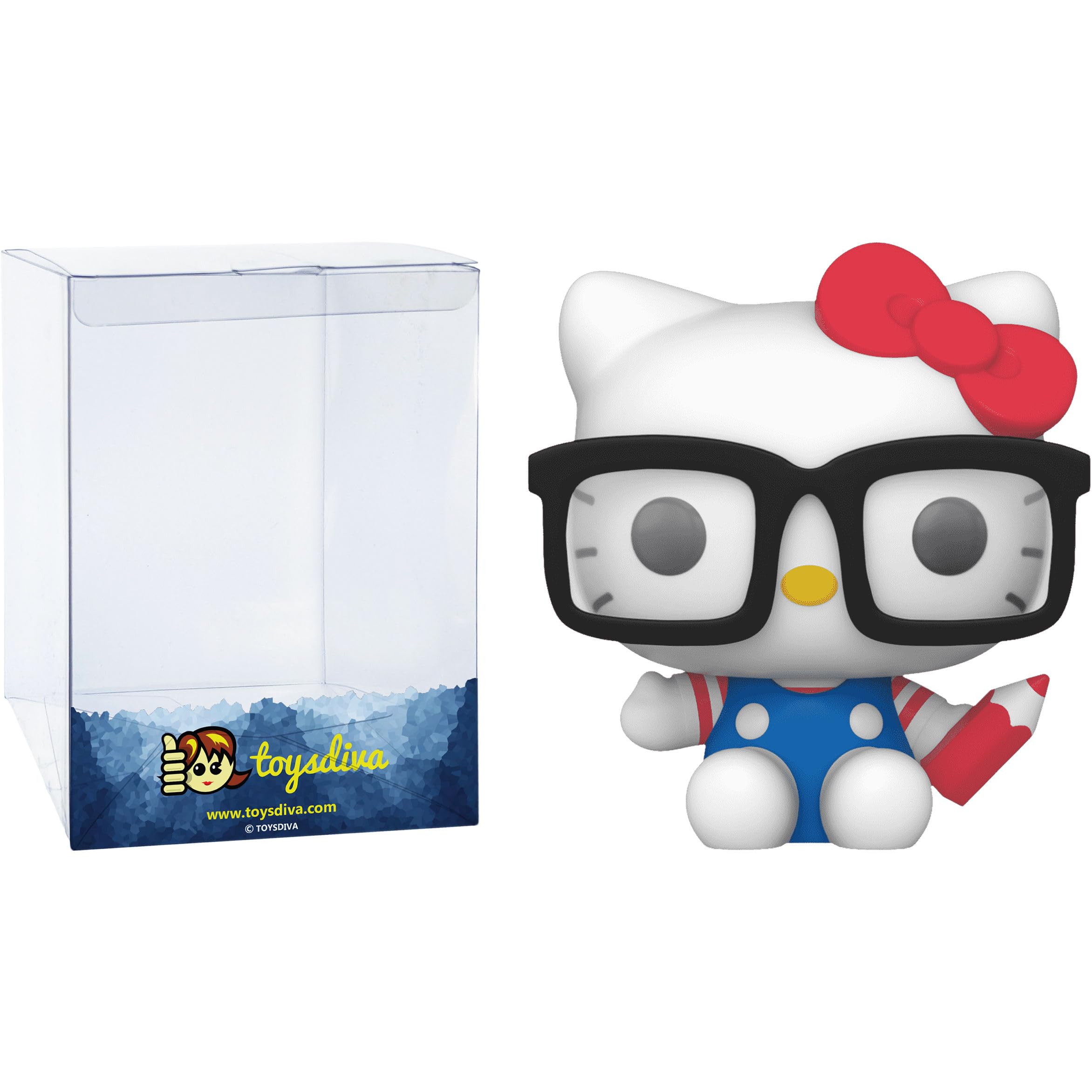 Funko H e l l o Kitty: P o p ! Vinyl Figurine Bundle with 1 Compatible Graphic Protector (065-72055 - B)