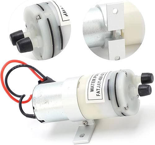 Miniatura 8 de Plplaaoo Bomba de refrigeración de agua de 3-6V 370, bomba de agua RC resistente al agua, mini bombas portátiles de transferencia de agua con