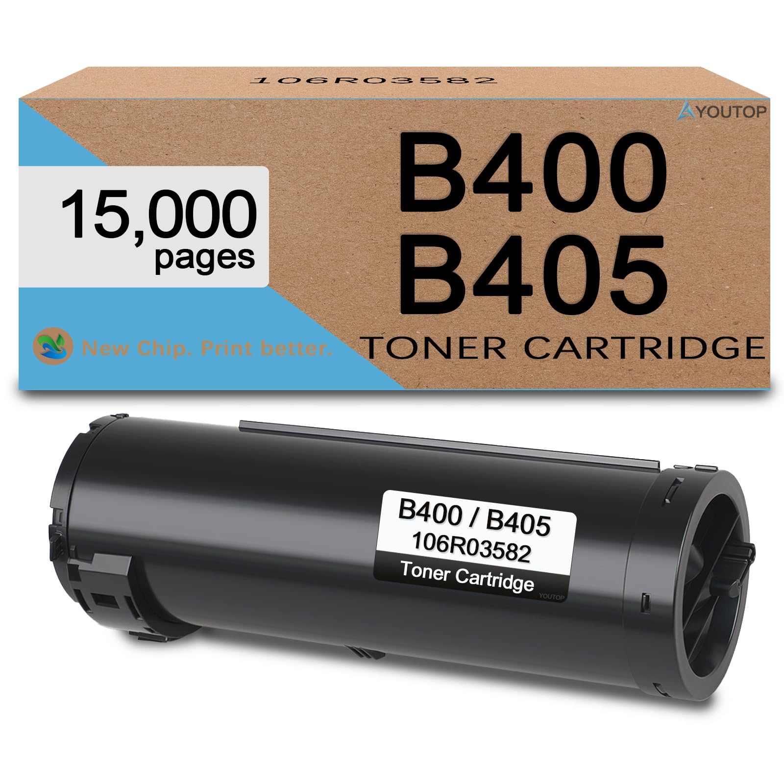YOUTOP VersaLink B400 B405 Toner Cartridge(1-Pack) 106R03582 High Capacity Toner Replacement for VersaLink B400 B400N B400DN B405 B405N B405DN Printer