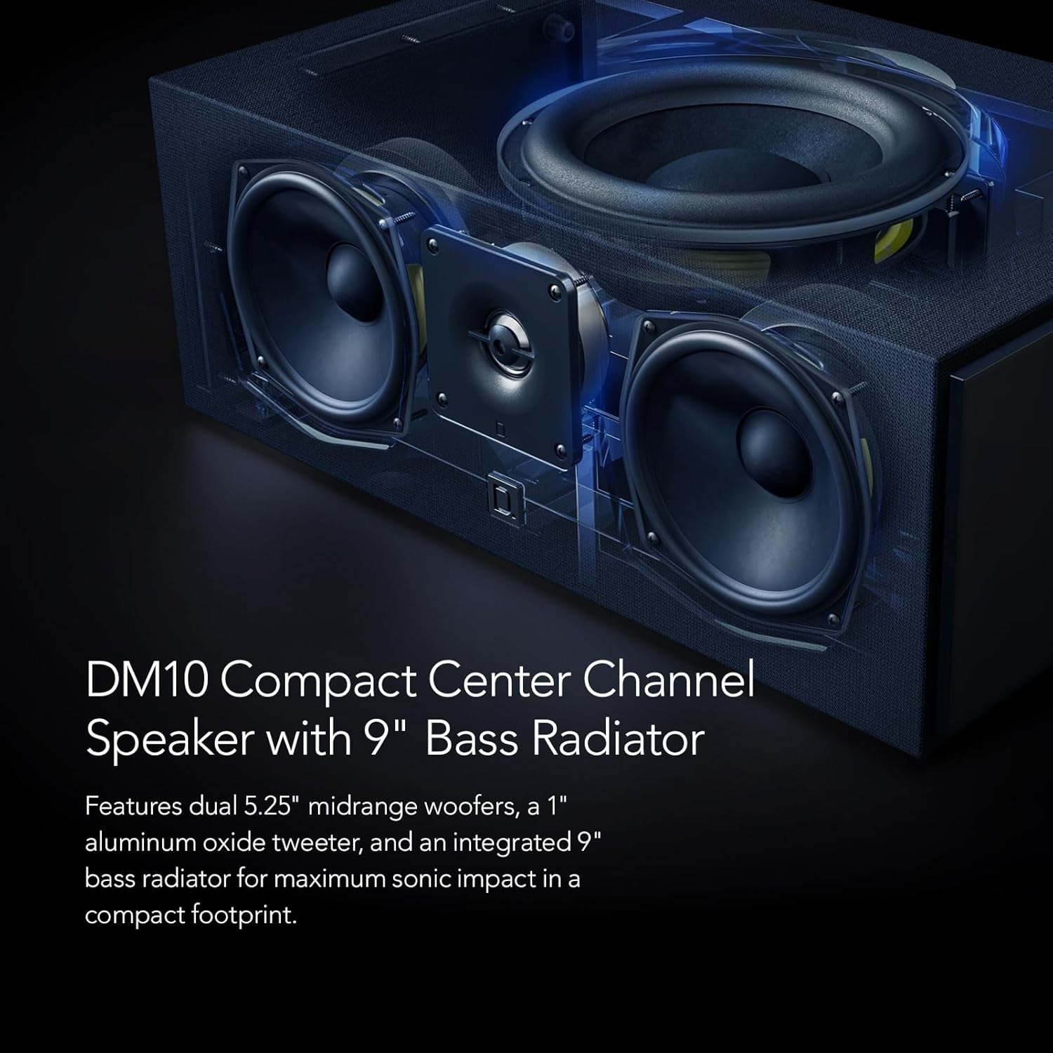 Definitive Technology Dymension 5 Channel Surround Sound System - Bundle with (2) DM40 Towers, (1) DM10 Center Channel, and (2) DM95 Rear Speakers