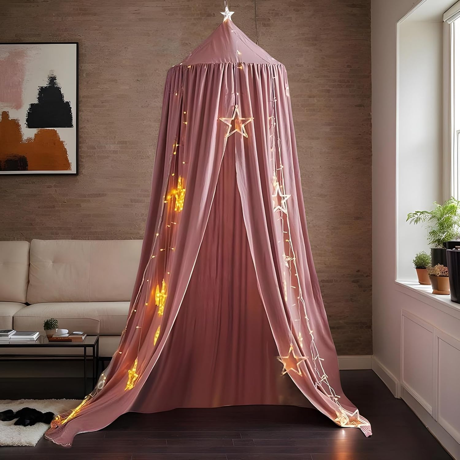 ベッドテント、ベッドルームキャノピー | 女の子の部屋のための装飾ドームキャノピー - 天井のテント、プリンセスネッティングカバー、