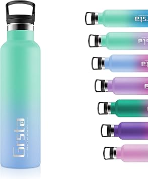 Amazon Grsta 水筒 500ml 水筒 直飲み ストロー 水筒 真空断熱 保温 保冷 ステンレスボトル 500ml 軽量 漏れ防止 水筒 炭酸水対応 広口 男の子 女の子 おしゃれ 大人 Grsta 水筒 マグボトル 通販