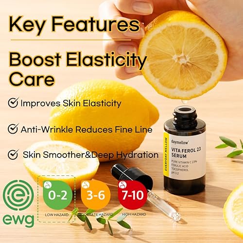 Miniatura 2 de daymellow Vita Ferol 23 Serum 0.67fl.oz/0.7 fl oz, suero facial de vitamina C, vitamina C 23%, centella, glutatión, iluminador, para pieles