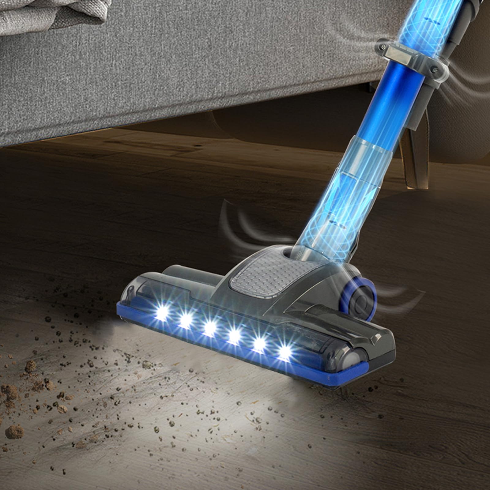 Akitas V8 3in1 Akku Staubsauger Kabellos Hand und Vertikal Leicht 22,2 V 150 W Wiederaufladbarer Lithium-Akku für Böden, Teppiche, Tierhaare