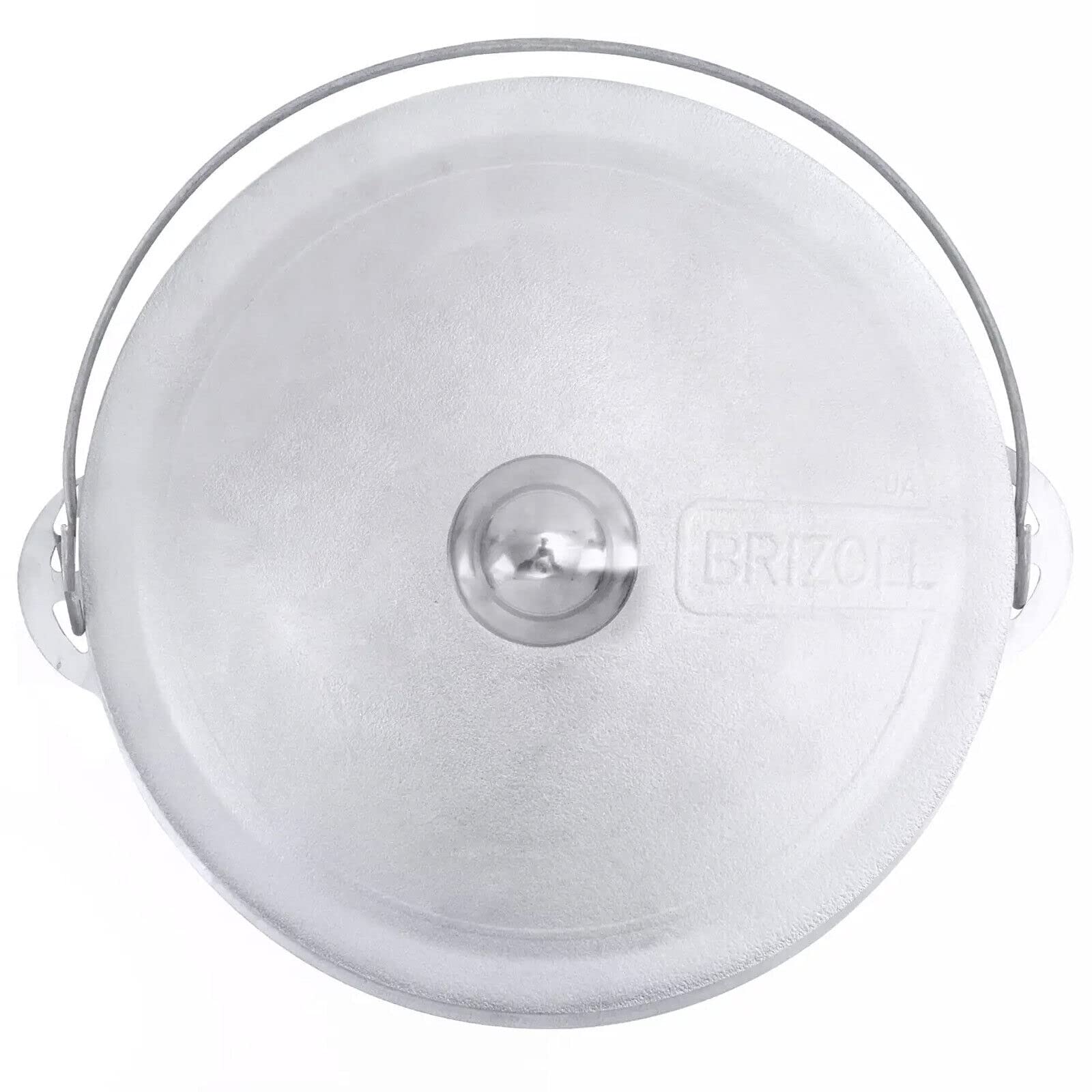 Kazan – Olla giratoria de aluminio 4 L con asa y tapa de hierro fundido de aluminio – Tatarskij – Cazuela turística de Asia