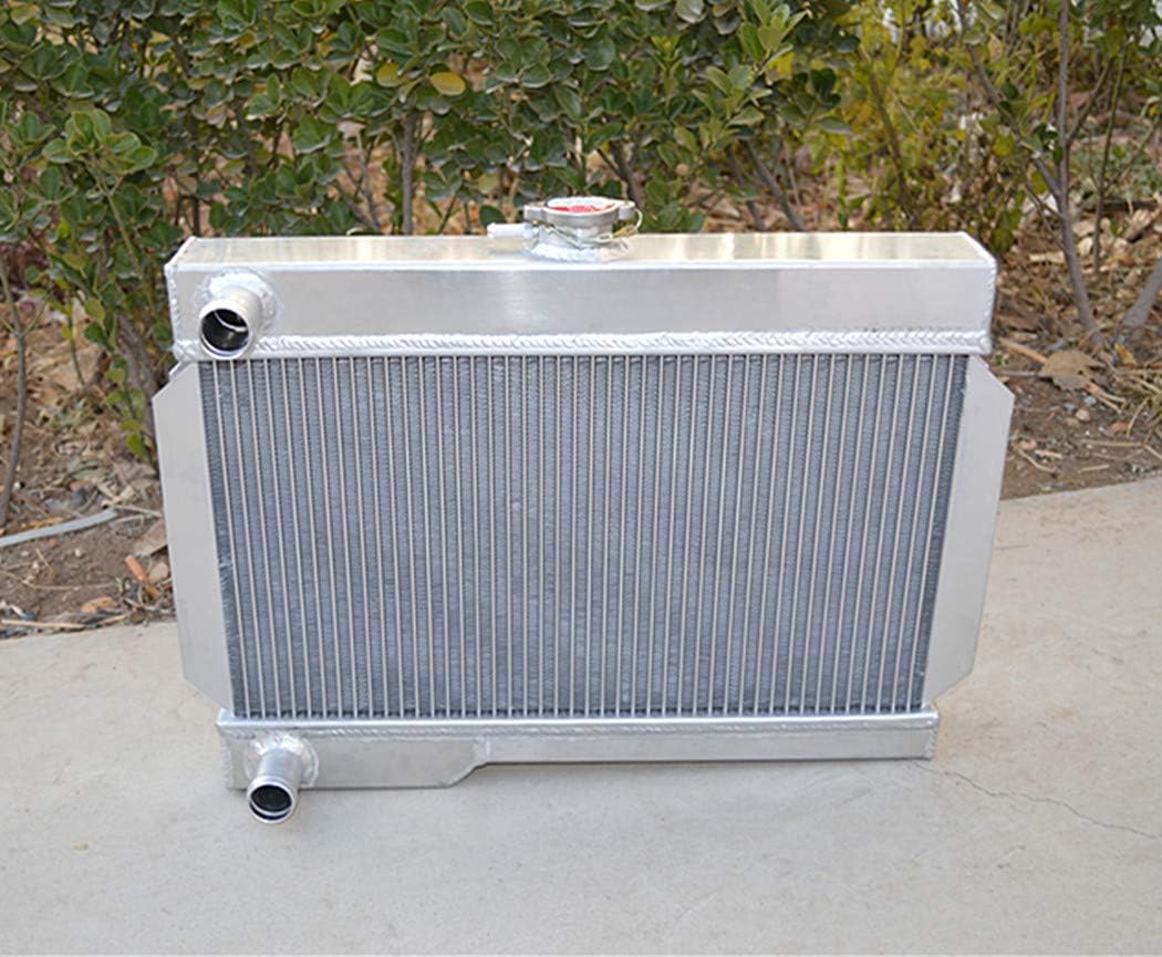 3 Core Aluminum Radiator for Rover MG MGB GT MT NIB Manual MT, Silver