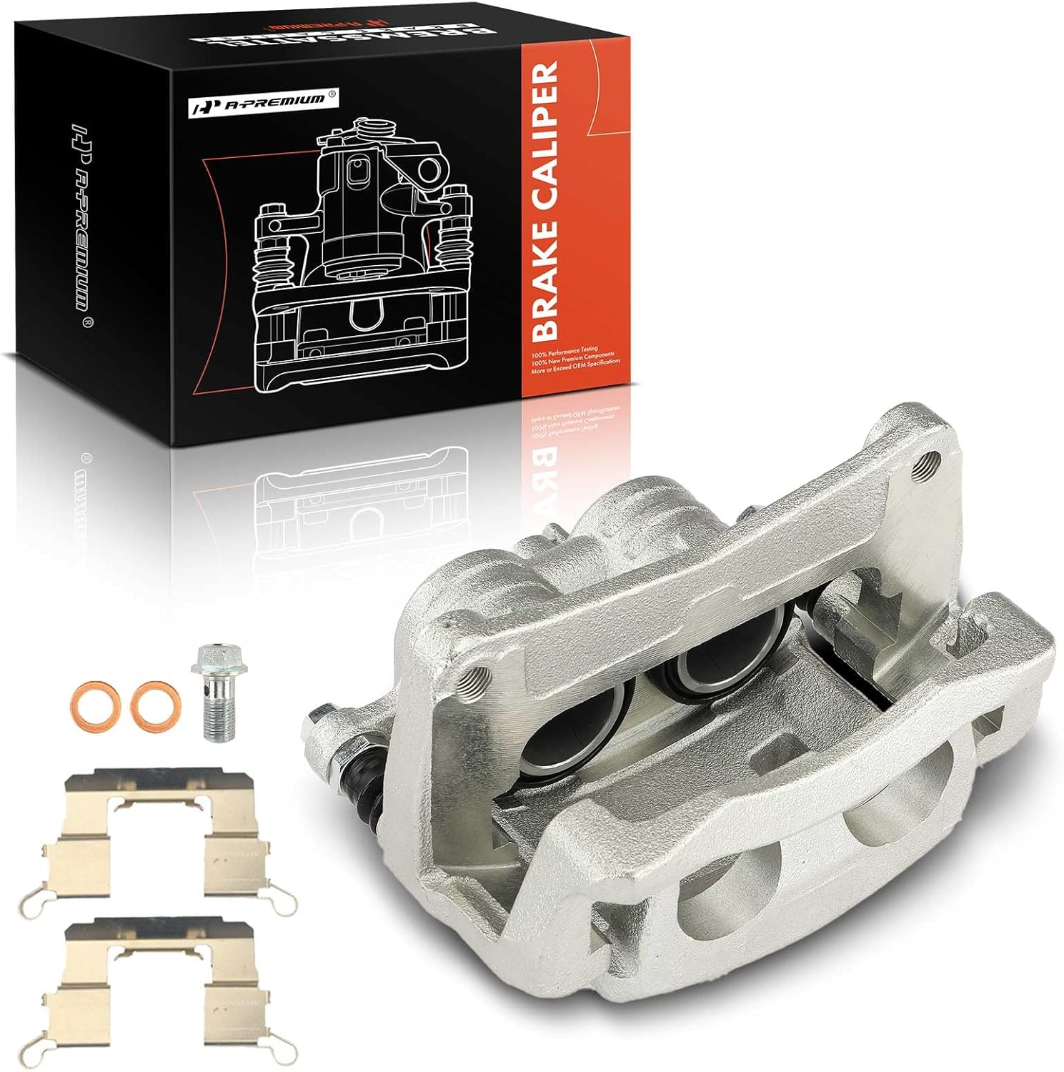 A-Premium Disc Brake Caliper Assembly with Bracket Compatible with Subaru Forester 2019, Impreza 2017-2018, Crosstrek 2018-2020 - Front Right Passenger Side