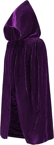 Miniatura 2 de KNELOR Kids Hooded Velvet Cloak Robe Halloween Cosutme Cape Fancy Cosplay Costumes 3 to 16 Years