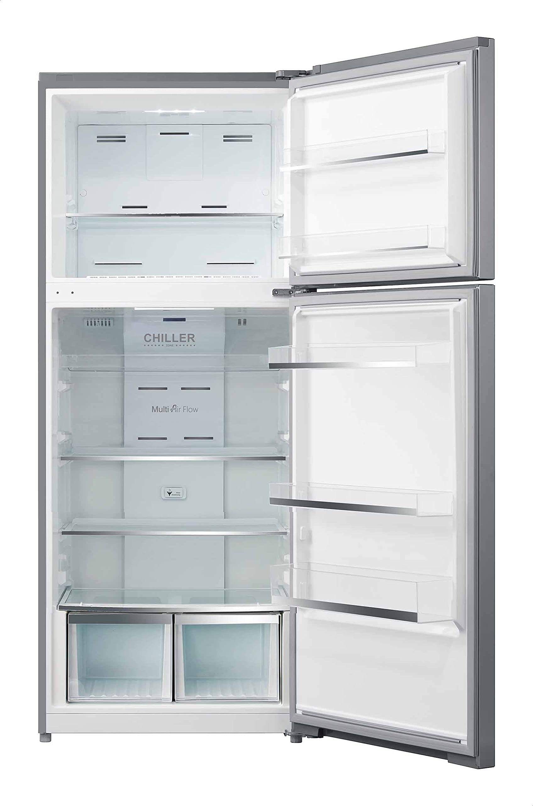 White Whale WR-3195 MSS No Frost Refrigerator with Freezer on Top, 430  Liters, Silver: Buy Online at Best Price in Egypt - Souq is now Amazon.eg