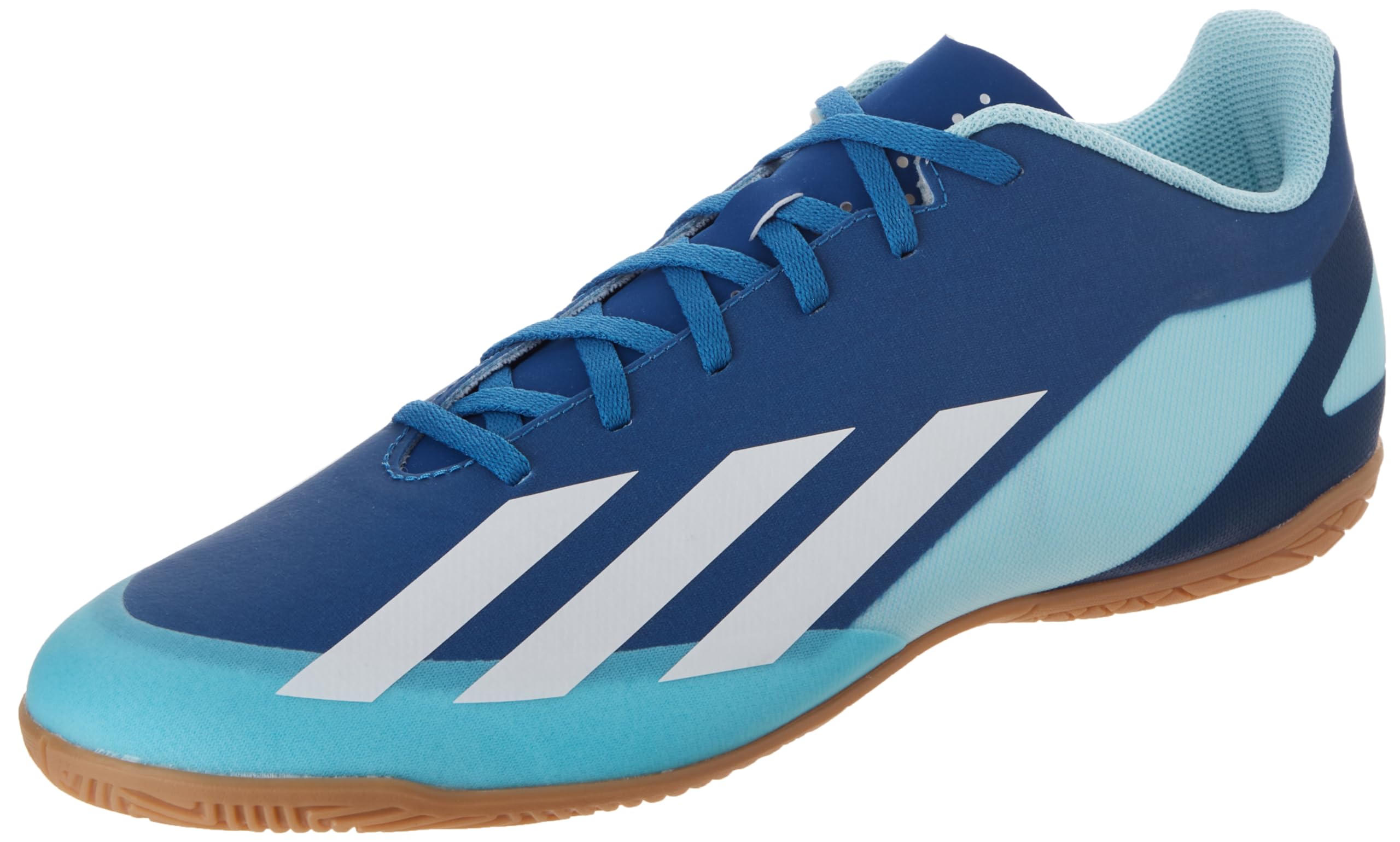 adidas Unisex X Crazylight.4 Indoor Sneaker, Bright Royal/White/Solar Red, 13 US Men