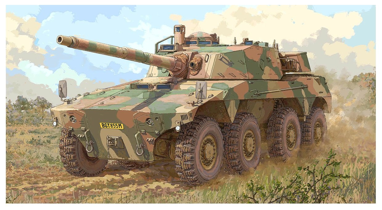 Amazon | トランペッター 1/35 南アフリカ軍 ロイカット 8輪装甲車