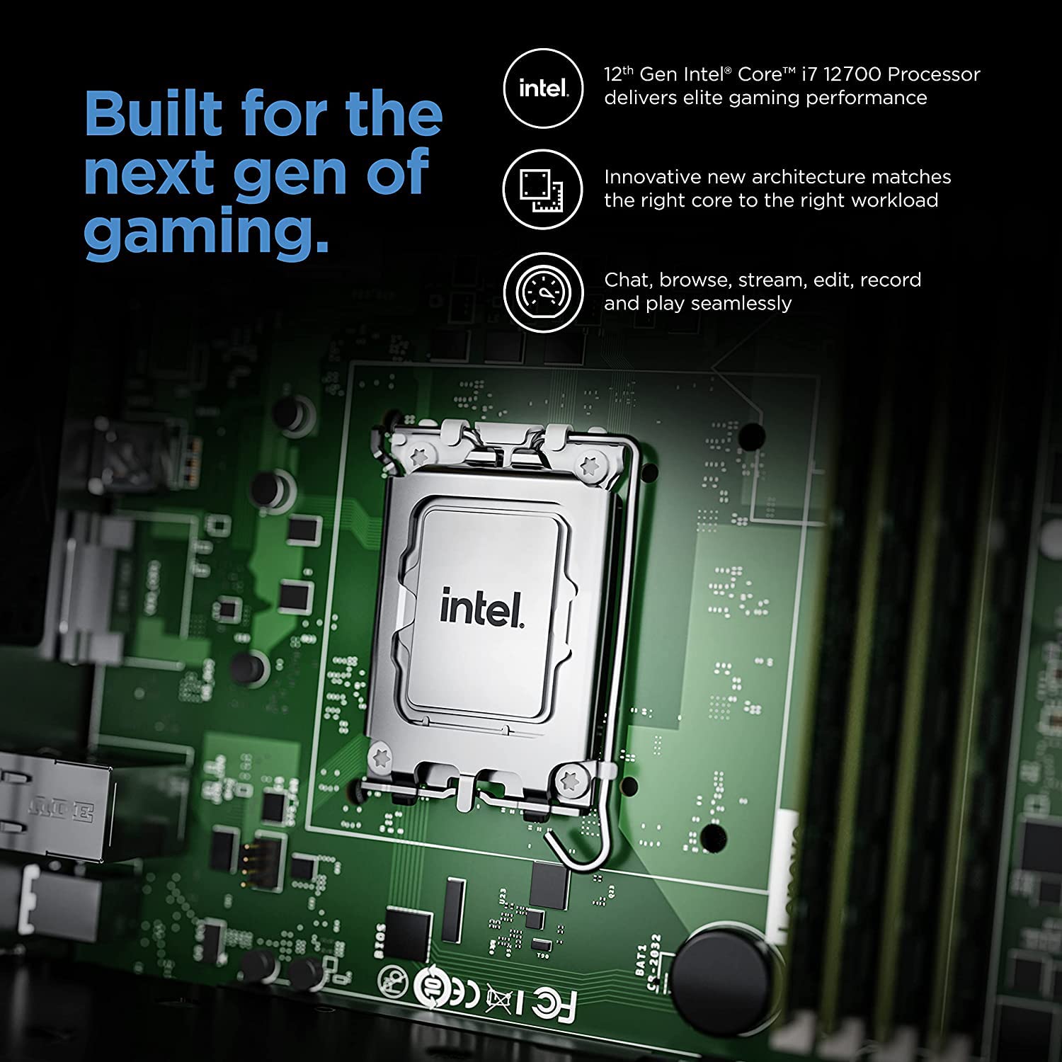 Amazon.com: Lenovo PC de escritorio para juegos IdeaCentre 5i 2023 