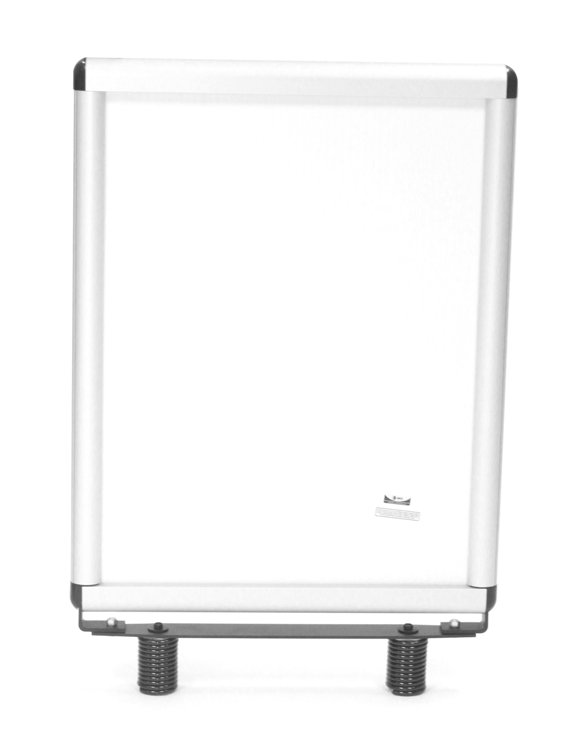 4104SR WindMaster Curb Sign, Insert Size 22" Width x 28" Height, Satin Silver