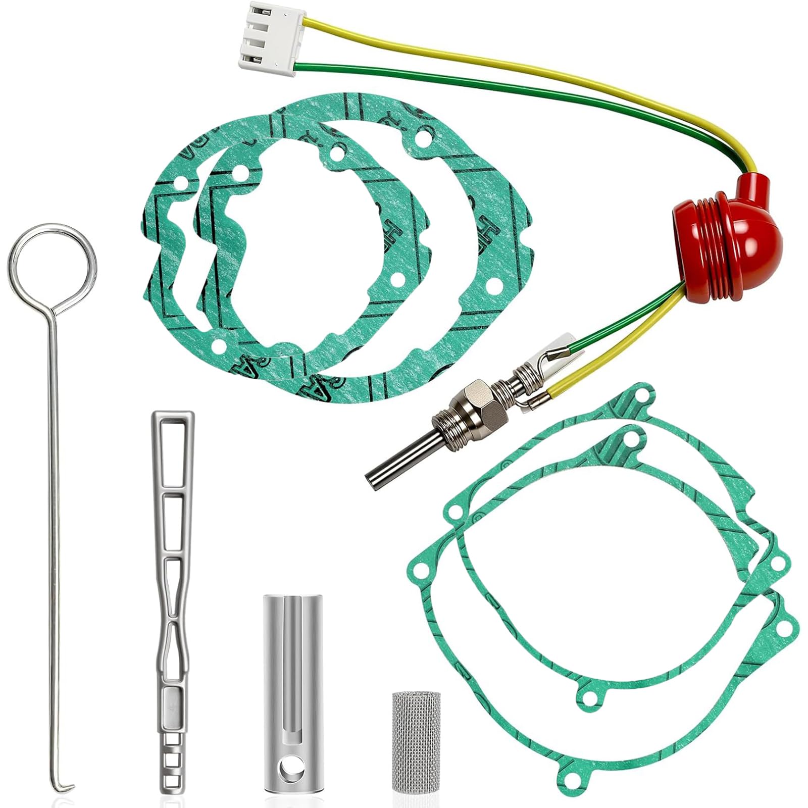 JWEELY Diesel Heater Glow Plug Repair Kit 12V 24V 5KW 8KW Parking Diesel Heater Glow Ignition Plug Kit
