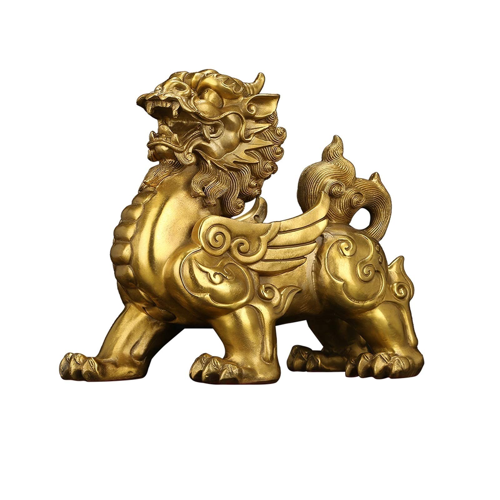 SBCGFY Feng Shui Statue,Feng Shui Decoration Pixiu Statue Decoration Pure Ornaments For Your Housewarming Pixiu Pure Lucky Office Decorations Gifts Blessing Gift,Size_Name-L