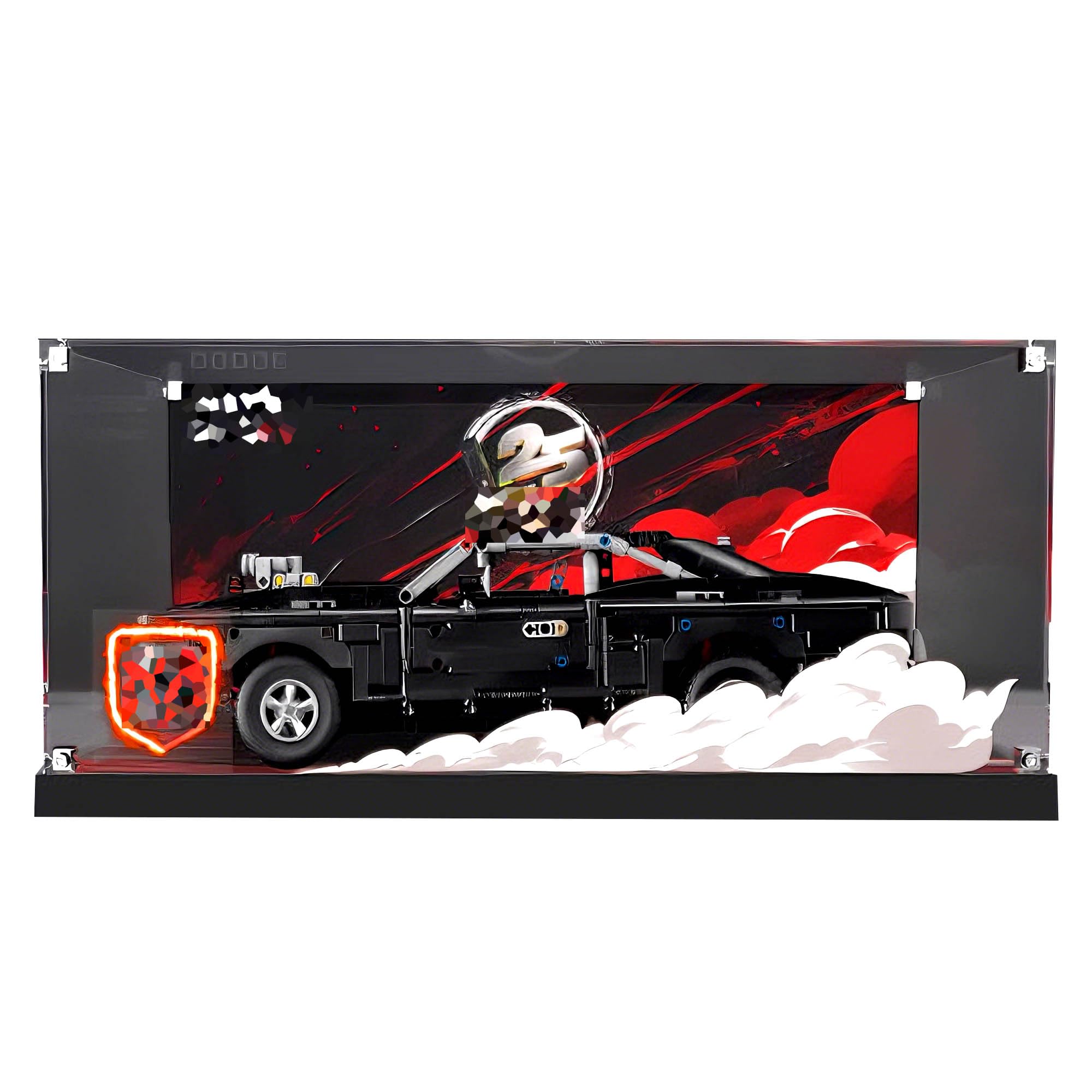 Clear Acrylic Display Case, Fits for Le-go 42231 Sets (Style)