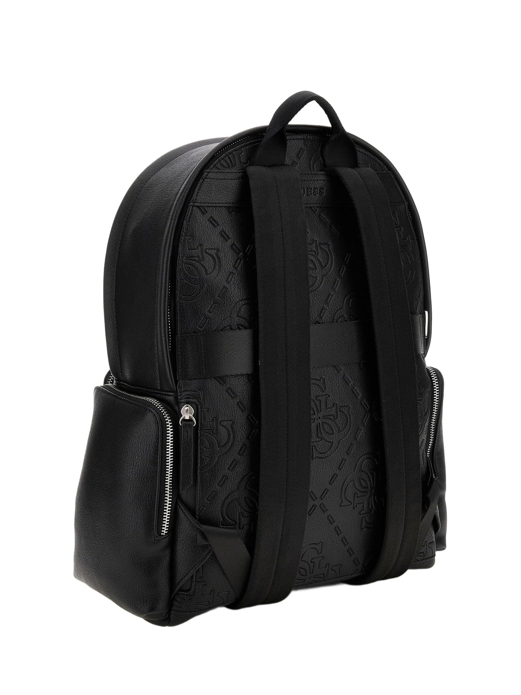 GUESS zaino per il tempo libero Boston Backpack Black nero